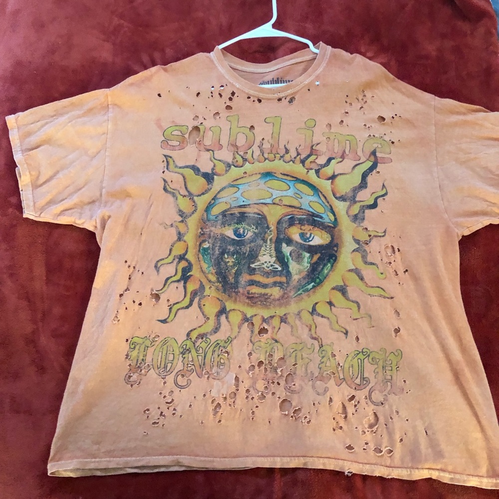 Urban Outfitters Distressed Sublime T-Shirt Dress